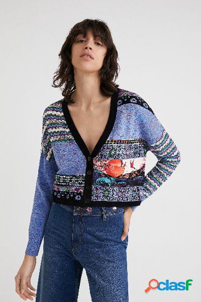 CÃ¡rdigan corto oversize