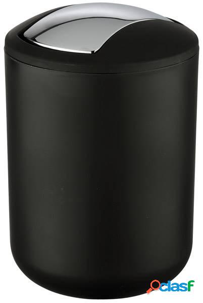 Cubo de basura 2L Wenko Brasil Negro