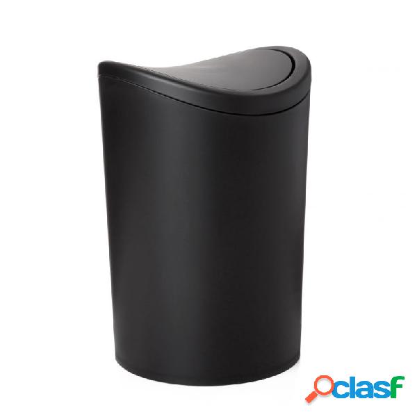 Cubo de basura 6L Tatay Basculante Negro