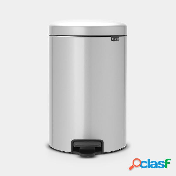 Cubo de basura Brabantia NewIcon Metallic Grey 20L