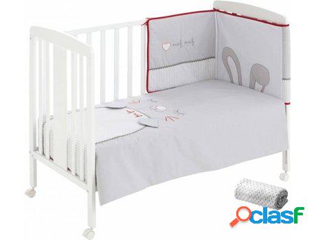 Cuna NAF NAF Rabbit Rojo (60 x 120 cm)
