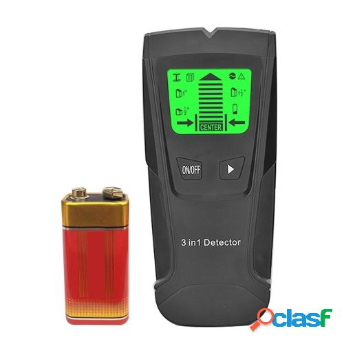 Detector de pared con buscador de postes 3 en 1 - Detector
