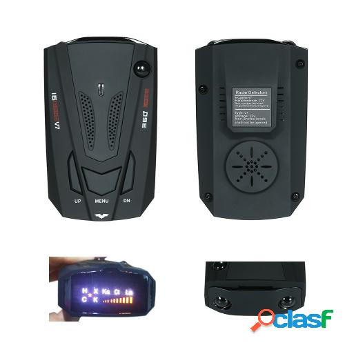 Detector de radar de coche 360 grados 16 banda pantalla LED