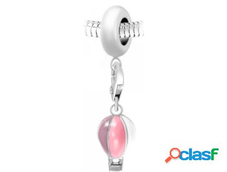 Dije SC_CRYSTAL (Acero - Rosa - 44 mm x 10 mm)