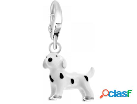 Dije SC_CRYSTAL (bañado a rodio - Blanco - 15mm x 15mm)