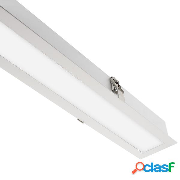 Downlight led mod 24w 120cm blanco blanco cálido