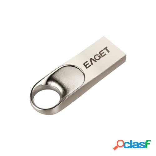 EAGET U2 USB Flash Drive 16GB Metal U Disk USB2.0 Portátil
