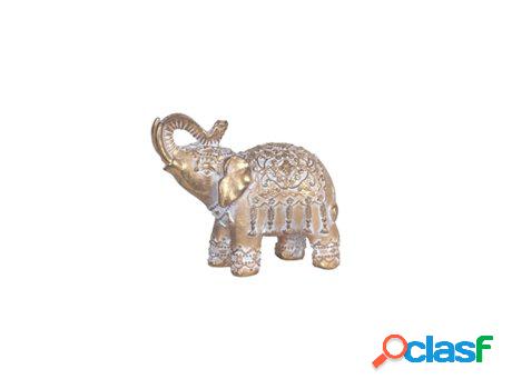 Elefante Dorado Pequeño Figuras Africanas Y Elefantes