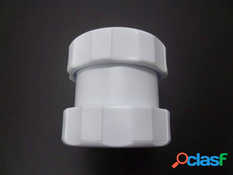 Enlace Tubo Liso 40Mm Polipropileno Blanco Saneaplast