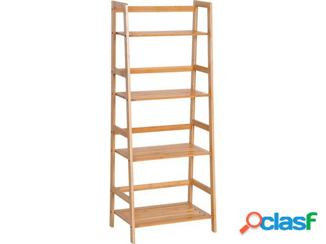 Estante HOMCOM 833-464 Marrón (Bambu - 48 x 30 x 119 cm)