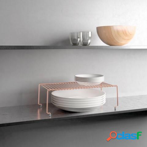 Estante de cocina apilable Metaltex Brooklyn Copper