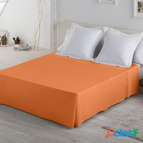 Estelia Sábana Encimera Color mango 144 Hilos 100% Algodón