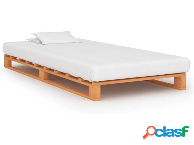 Estructura de Cama VIDAXL en paletas pino macizo 90x200