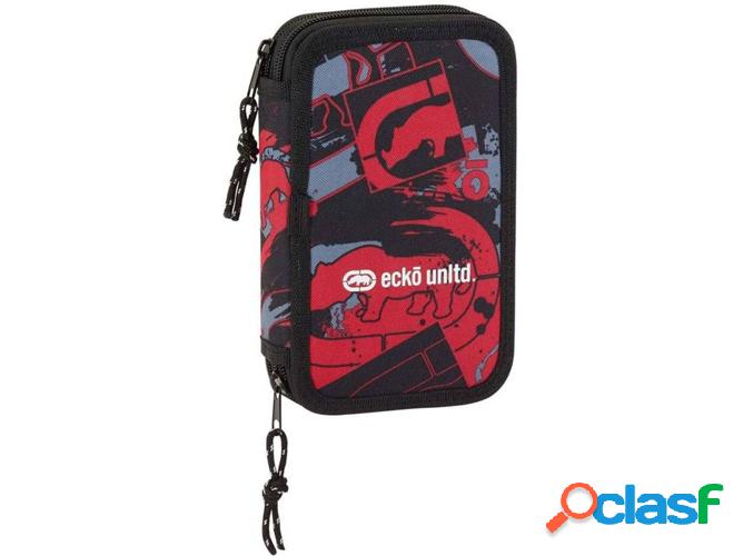 Estuche Doble ECKO UNLTD Doble (12.5x19.5x4cm)