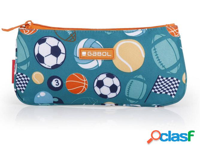 Estuche GABOL Gym (Azul - 10 x 22 x 0.5 cm - 0.1 L -