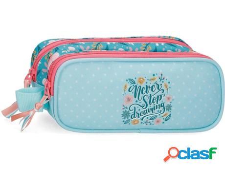 Estuche MOVOM Never Stop Dreaming Azul (23x9x7 cm)