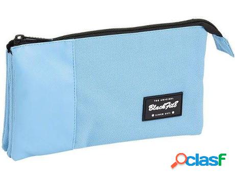 Estuche Triple BLACKFIT8 Triple (22x12x3cm - Azul)