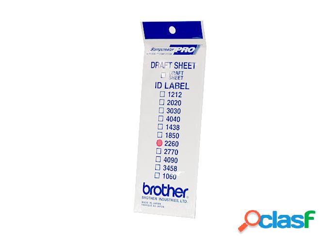 Etiquetas de identificación BROTHER de 22 x 60 mm. 1 bolsa