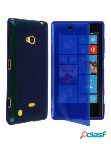 FUNDA MOVIL HT JELLY CASE ULTRA BLUE PARA NOKIA LUMIA 520