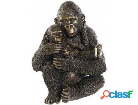 Figura HOGAR Y MÁS Gorila Familiar (resina)