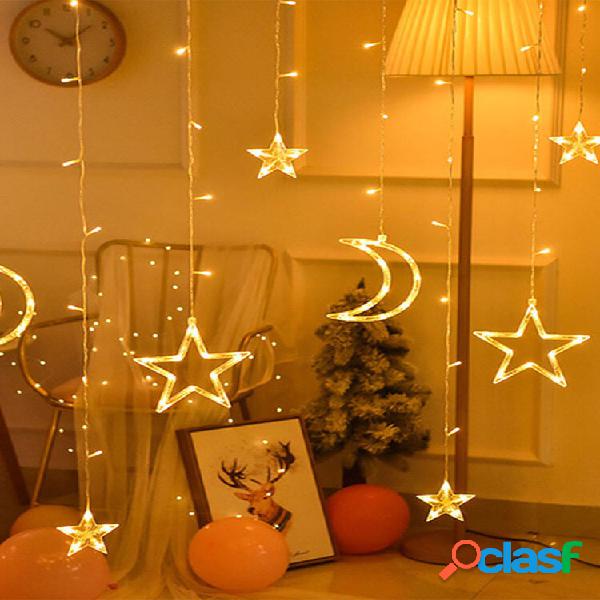 Forma de estrella de luna LED Lámpara Linternas Decoración