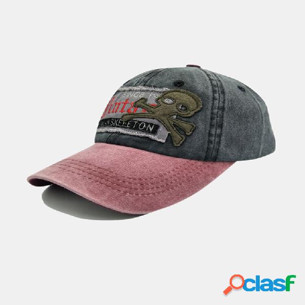 Gorra de béisbol Retro Sun Sombrero Bordado de dibujos