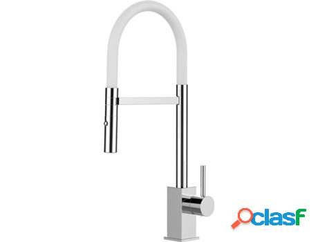 Grifo de cocina VIZIO Tubo Giratória 360° 2 Jatos Cromado