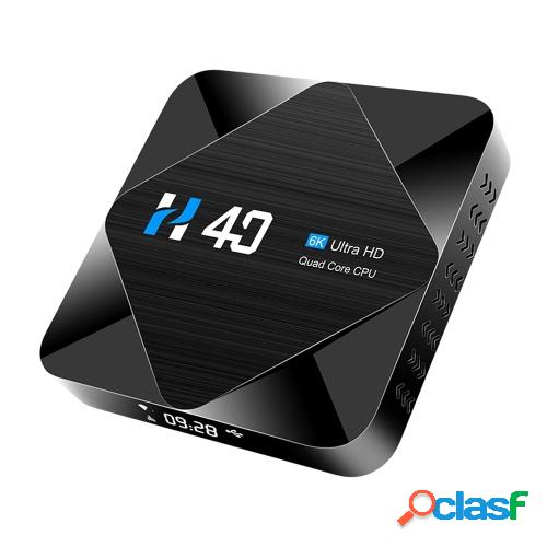 H40 Android 10.0 Smart TV Box Allwinner H616 Quad-core UHD