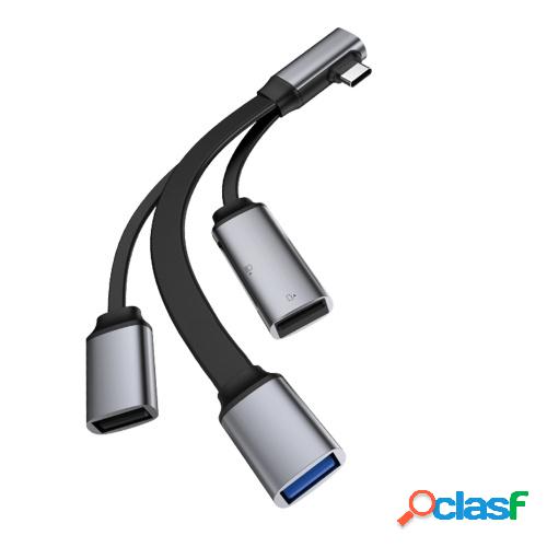 HAGiBiS USB-C HUB 4-en1 Splitter Type-C a Multi USB 3.0 USB