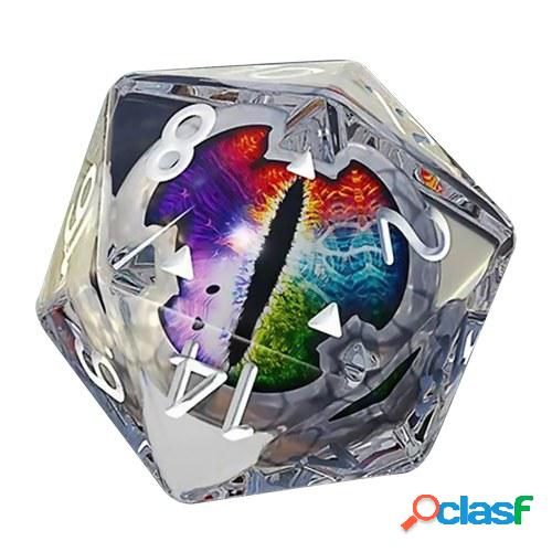 Halloween Longan Crystal Fantasy Color Polygon Dados