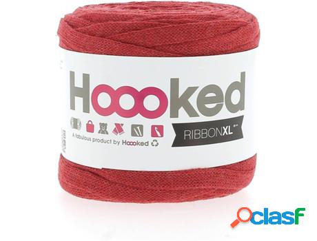 Hilo de Algodón HOOOKED RibbonXL Lipstick Red (Rojo - 60 m)