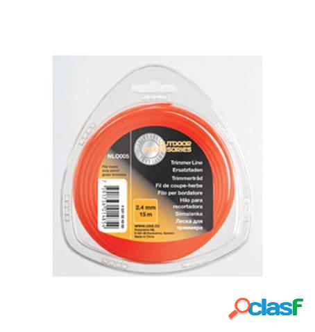 Hilo de nylon para desbrozadora Mc Culloch 15m. 2mm.