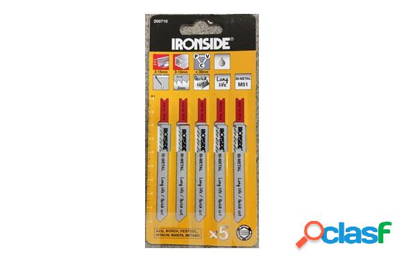 Hoja de Sierra Calar para Metal y Pvc Ironside U127D Recto