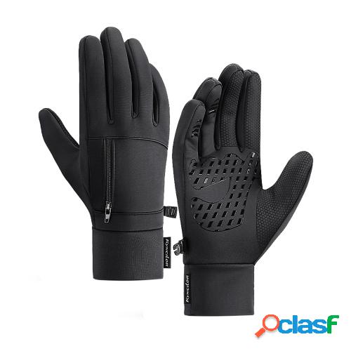 Hombres Guantes impermeables de invierno Bolsillo con