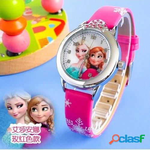 Hot cute ice romance niños reloj de dibujos animados