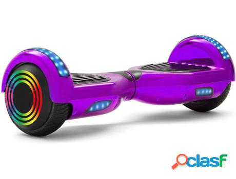 Hoverboard E-RIDES 6.5WF-C-PURPLE-18 Morado (Autonomía: 12