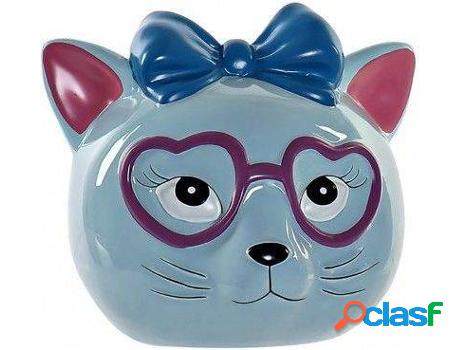Huchas HOGAR Y MÁS Gato Con Gafa De Dolomite Para Niño