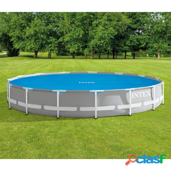 INTEX Cubierta de piscina solar cm de polietileno azul 448