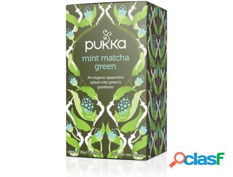 Infusión Té Verde Matcha Menta PUKKA (20 Saquetas de