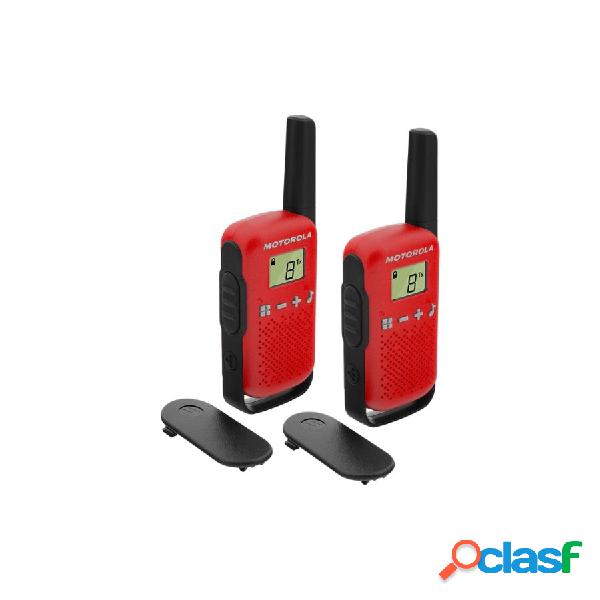 Intercomunicador walkie talkie Motorola T42 RED pack