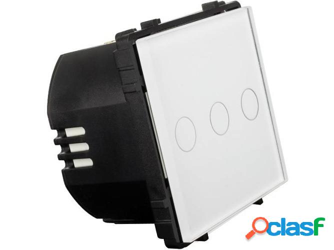 Interruptor Táctil LEDKIA Triplo (220-240V - Conmutado)
