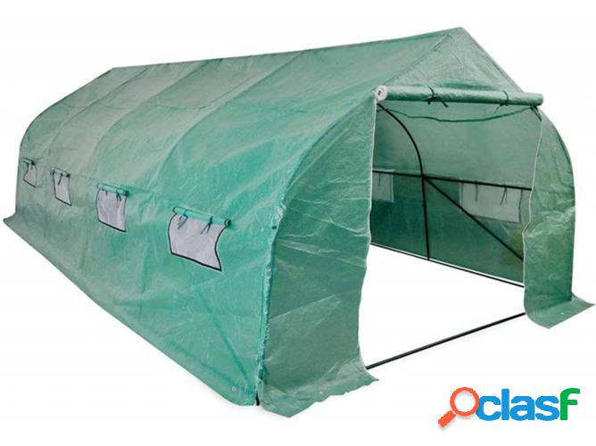 Invernadero VIDAXL 18 m² (Acero y Polietileno - 600 x 300 x