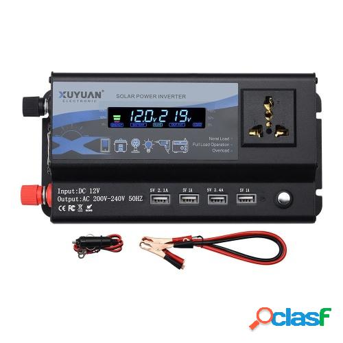 Inversor de coche inteligente 4 puertos de salida USB