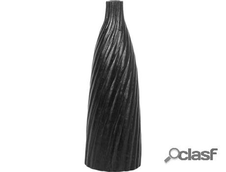 Jarrón Florentia (Negro - Cerámica -17x17x45 cm)