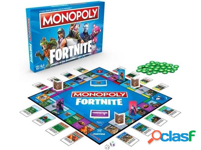 Juego de Mesa MONOPOLY Fortnite (Portugués - Edad Mínima: