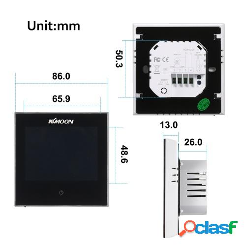 KKmoon Termostato de calentamiento de agua digital Ahorro de