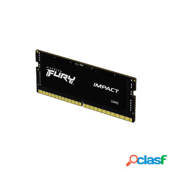 Kingston fury impact 8gb so-dimm ddr5 4800mhz 1.1v