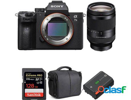 Kit Cámara Mirrorless, Objectivo y Accesorios SONY ALPHA 7