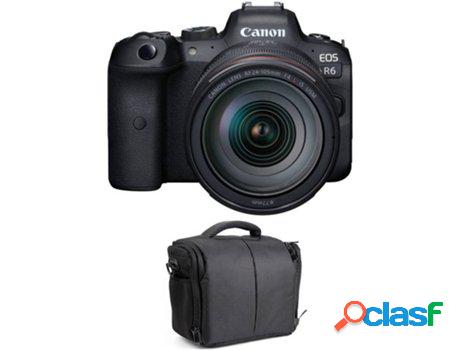 Kit Cámara Mirrorless, Objectivo y Bolsa CANON EOS R6 (20