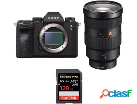Kit Cámara Mirrorless, Objectivo y Tarjeta de Memória SONY